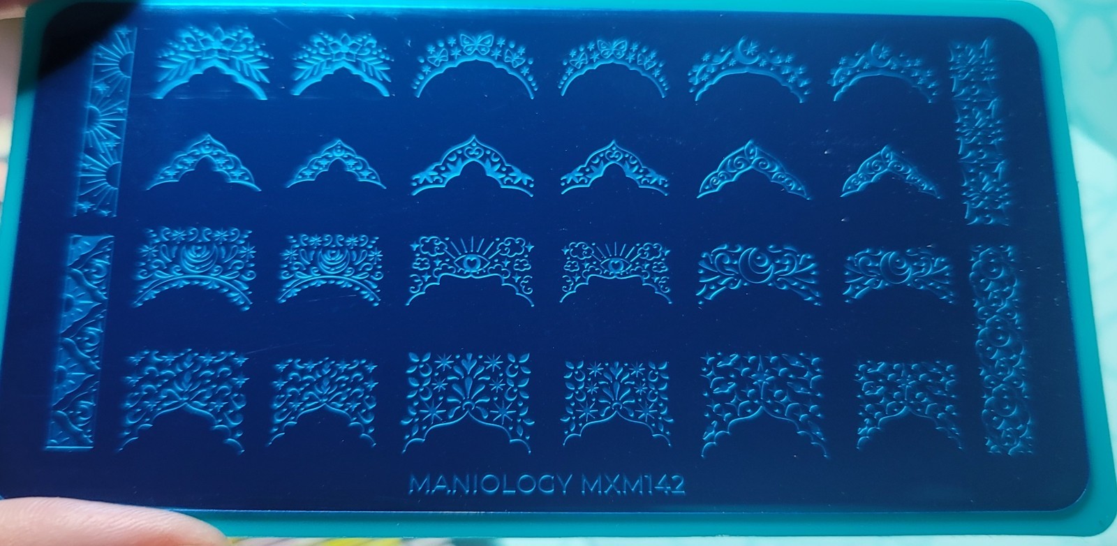 Maniology nail stamping plate MXM141 Mxm 142 MANI X ME SUBSCRIPTION ONLY LIMITED