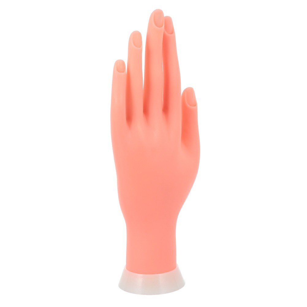 Manicure Practice Bending Hand Nail Art Hand Training Fake Model Manicure Tool