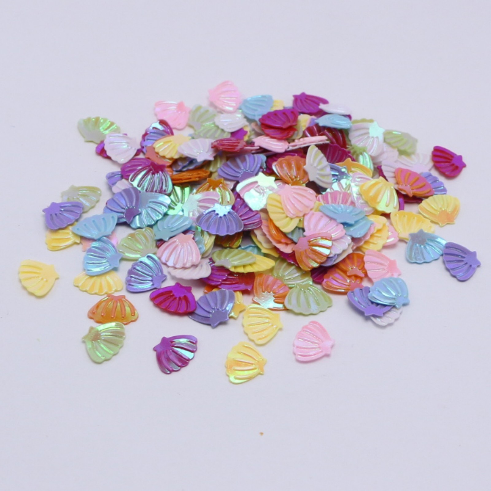 50 Gram Mixed Color Shell 8X6mm Sequins Loose Tiny Nail Art Tips Craft