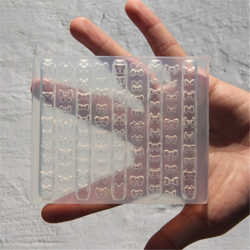 Lovely Bowknot Nail Art Mould Portable Accessory for Jewelry and Craft Supplies