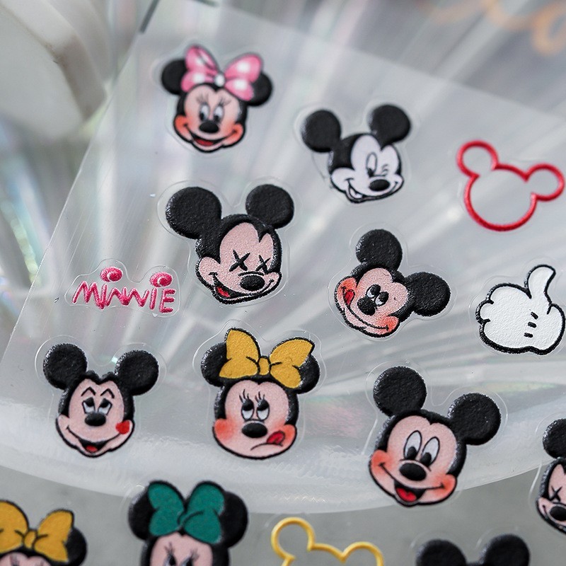 Mickey Mouse Nail Stickers, Theme Nail Art Decals (20)