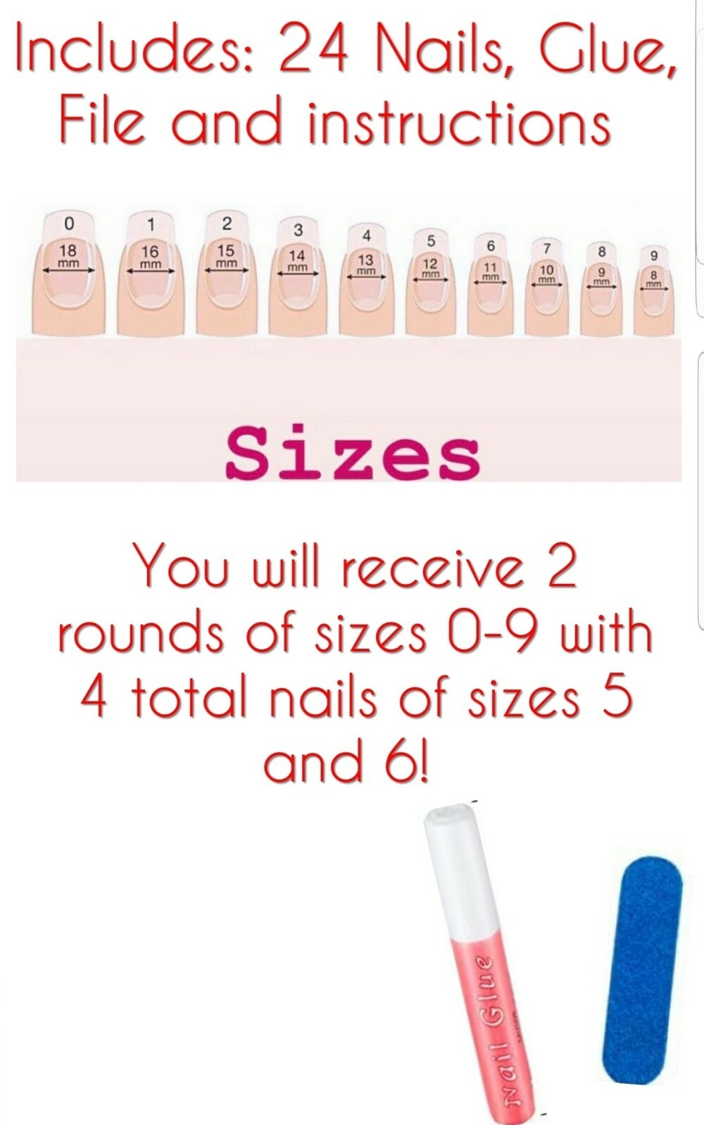 Short French Mani pink Press on nails classic baby boomer white tip Classic