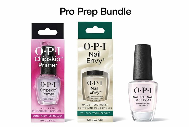 OPI Prep Bundle Set – Nail Envy – Base Coat – Chip Skip – 3 Piece Set