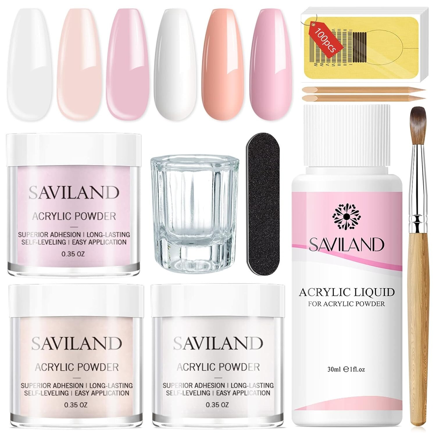 Professional Acrylic Nail Set – Non-Toxic, All-in-One Starter Kit for Home Use