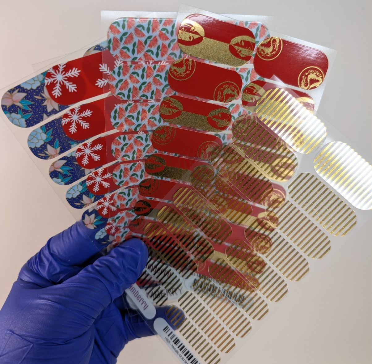 Jamberry Nail Wraps Full Sheets – Disney Princess Mulan Chinese – Lot of 5