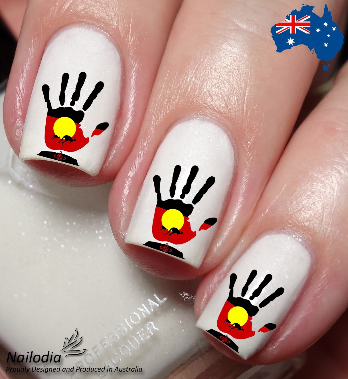 Aboriginal Australia Paint Nail Art Decal Sticker Water Transfer Slider