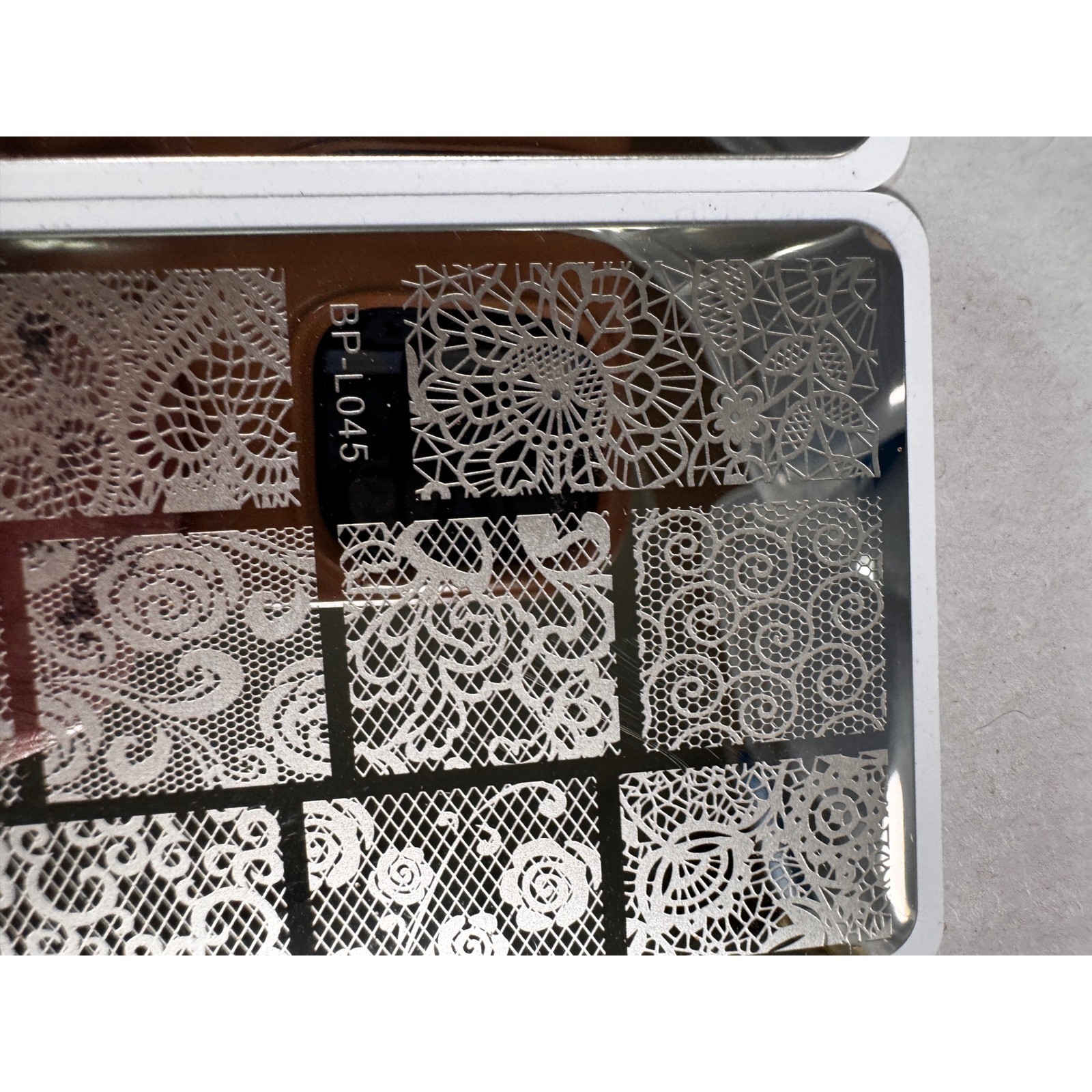Born Pretty Nail Stamping Plates Set 6pc Silver New Floral Lace Tropical Animal