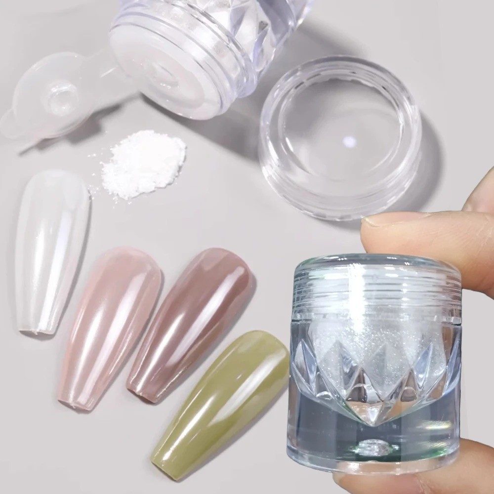 Nail Powder – Chrome Flash Dust for Manicure 0.5g – Moonlight Pearl