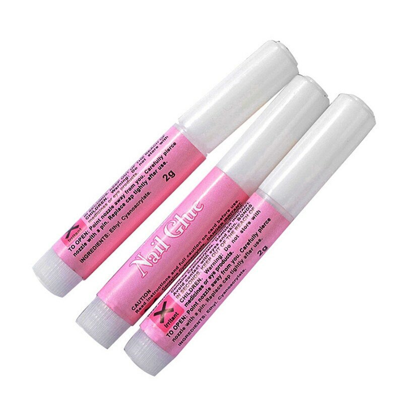10Pcs/Set Mini Beauty Nail Proffesional Nail Glue Art Decorate Tips