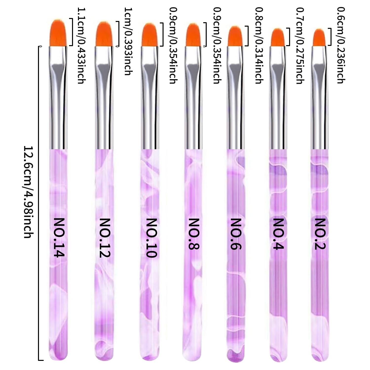 28PCS Nail Art Brush Set – Acrylic Gel Brushes, Liner & Dotting Tools, Manicure