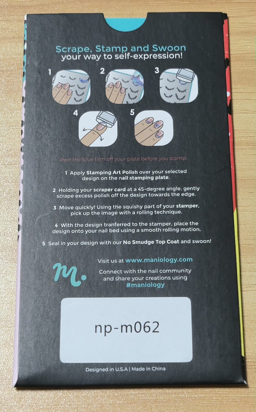 Maniology Nail Stamping Plate Lot M062 Horror Halloween & M265 Cinema Movie HTF