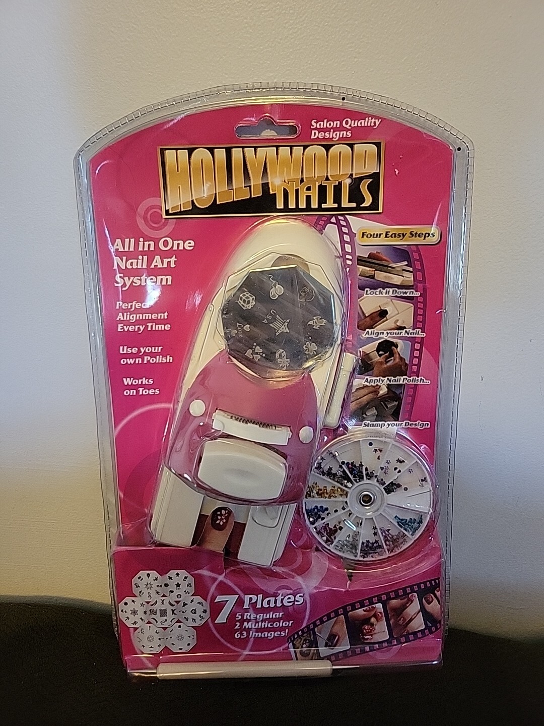 Brand New Inventel Hollywood Nails All In One Nail Art System Kit As Seen On TV