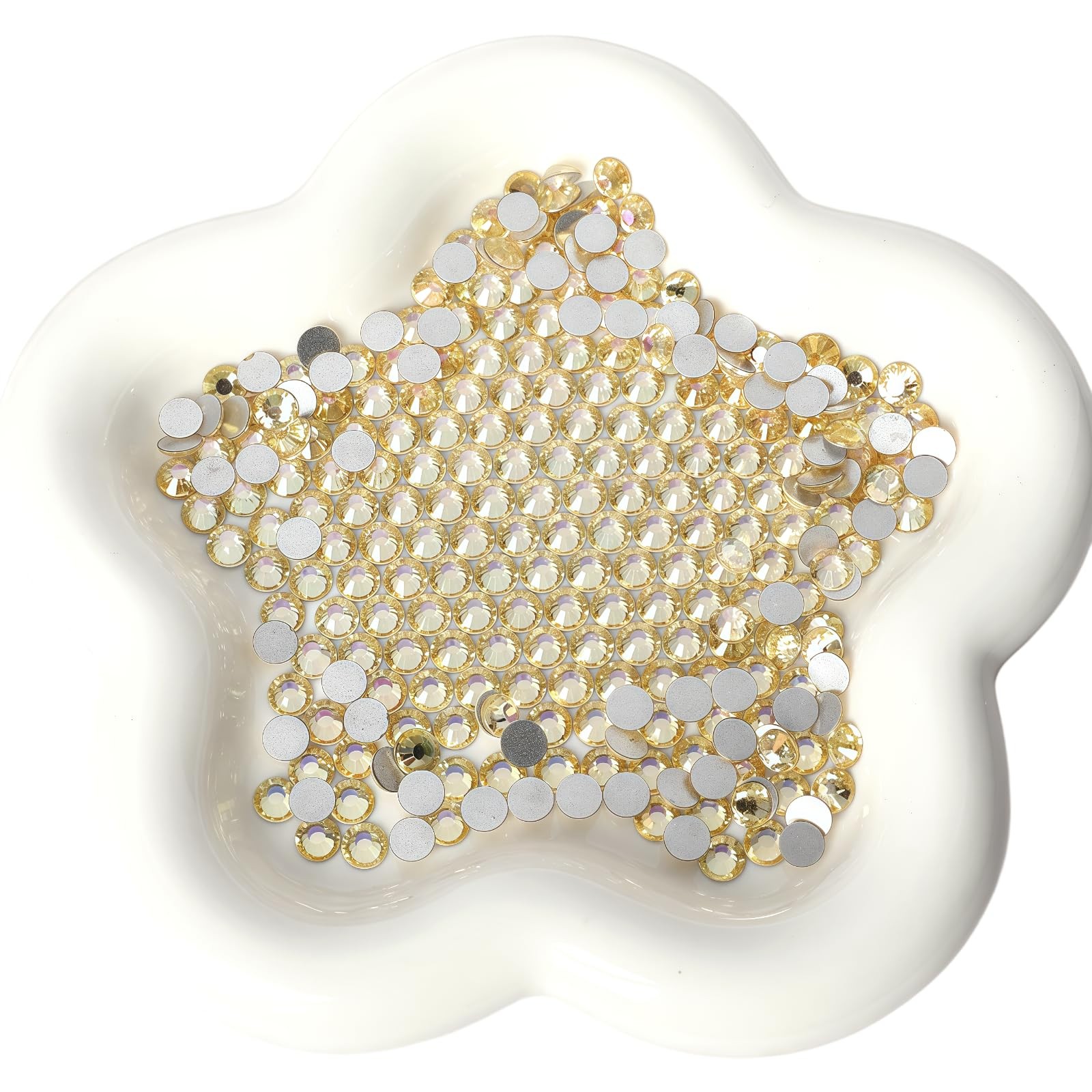 Diamonland Flatback Glass Crystal Rhinestones Rounds Gems for Bedazzling Nail…