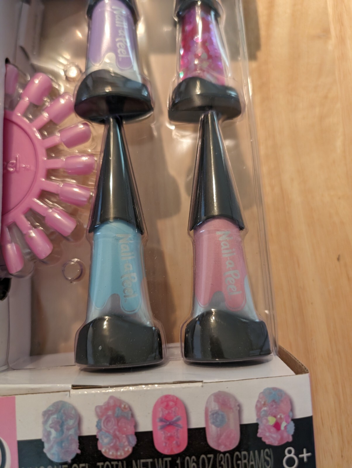 new 3d nail art manicure tip diy decoration polish nail-a-peel sugar rush kit