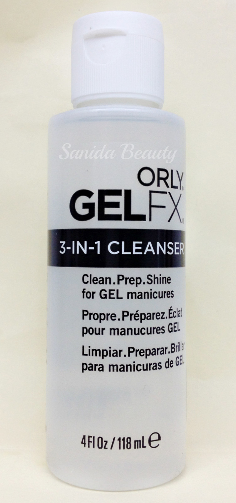 ORLY GELFX 3-IN-1 Cleanser #33001 – 4oz/118mL