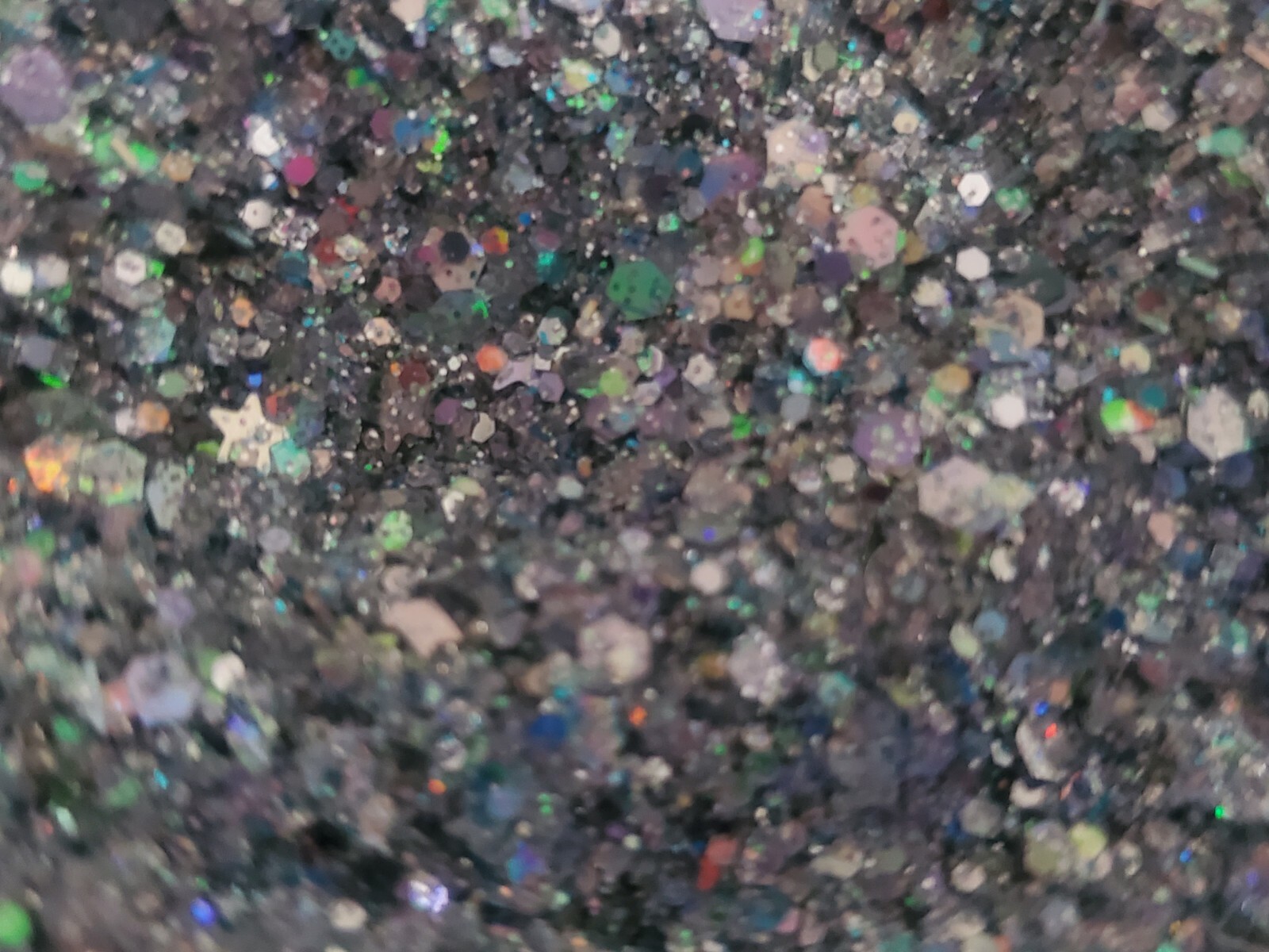Silver Lining, Holographic Silver Glitter Mix- HOLO for nails