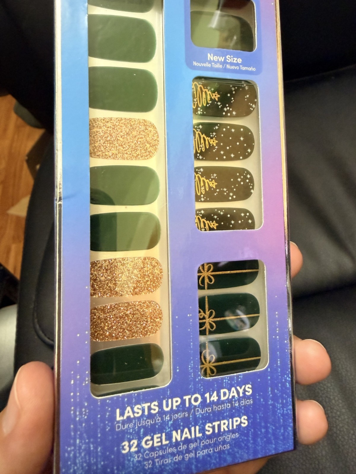 Dashing Diva Gloss Ultra Shine Gel Color 435 Gel Nail Strips Stitches and Stones