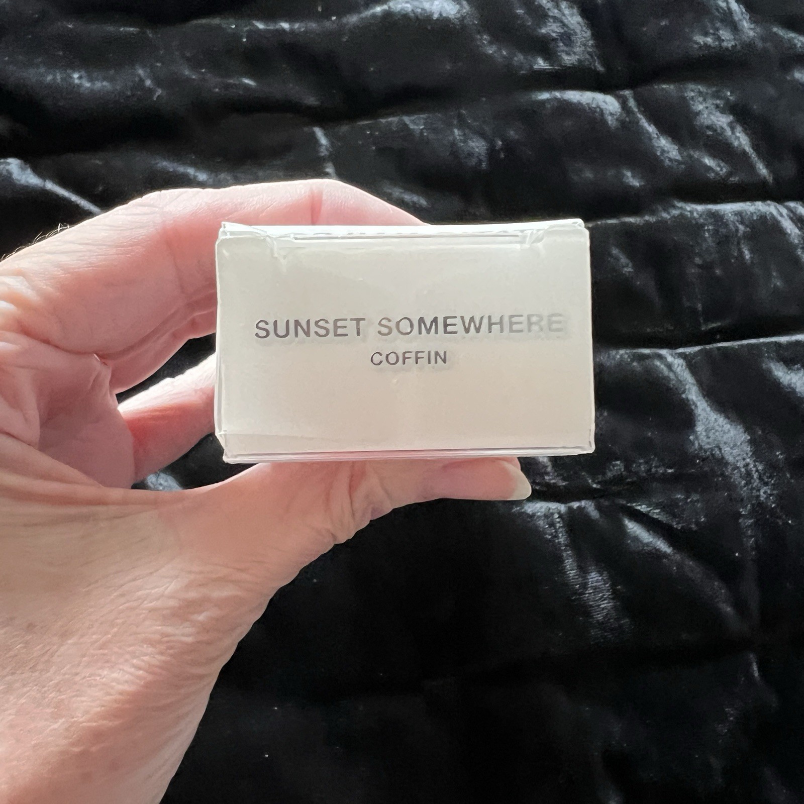 Static Nails Sunset Somewhere Coffin Reusable Pop-On Nails New In Box💋
