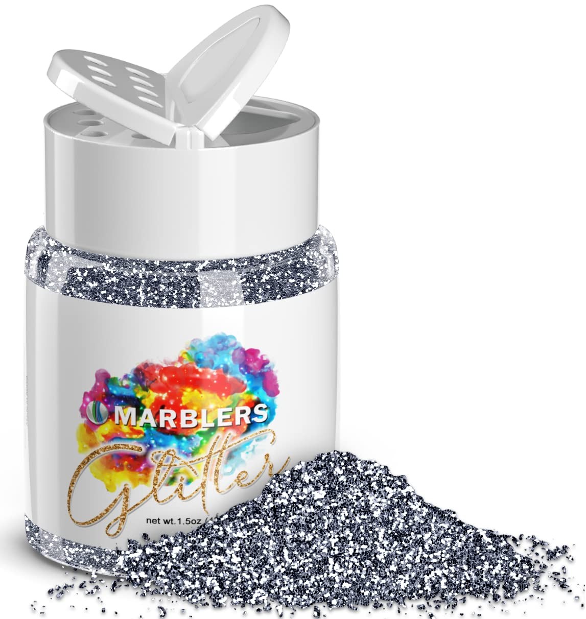 Twinkle Glitter [Graphite Gray] 1.5oz (42g) | Fine | Non-Toxic, Vegan, Cruelt…