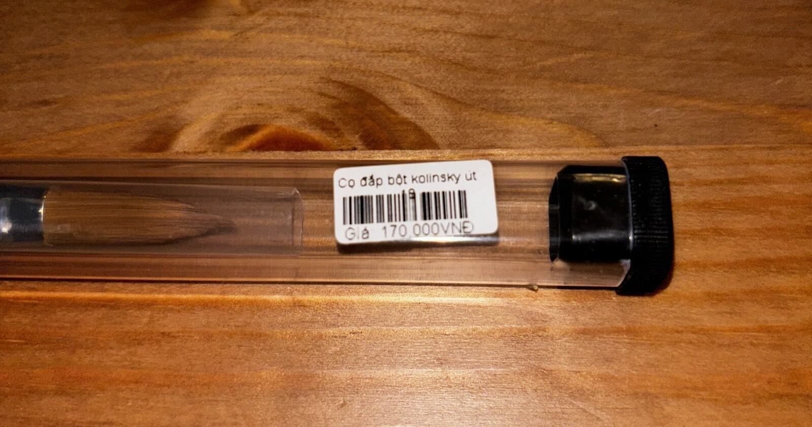 Kolinsky Acrylic Brush Nail #18 Nail Art Brush Red Wood Handle Manicure Tool
