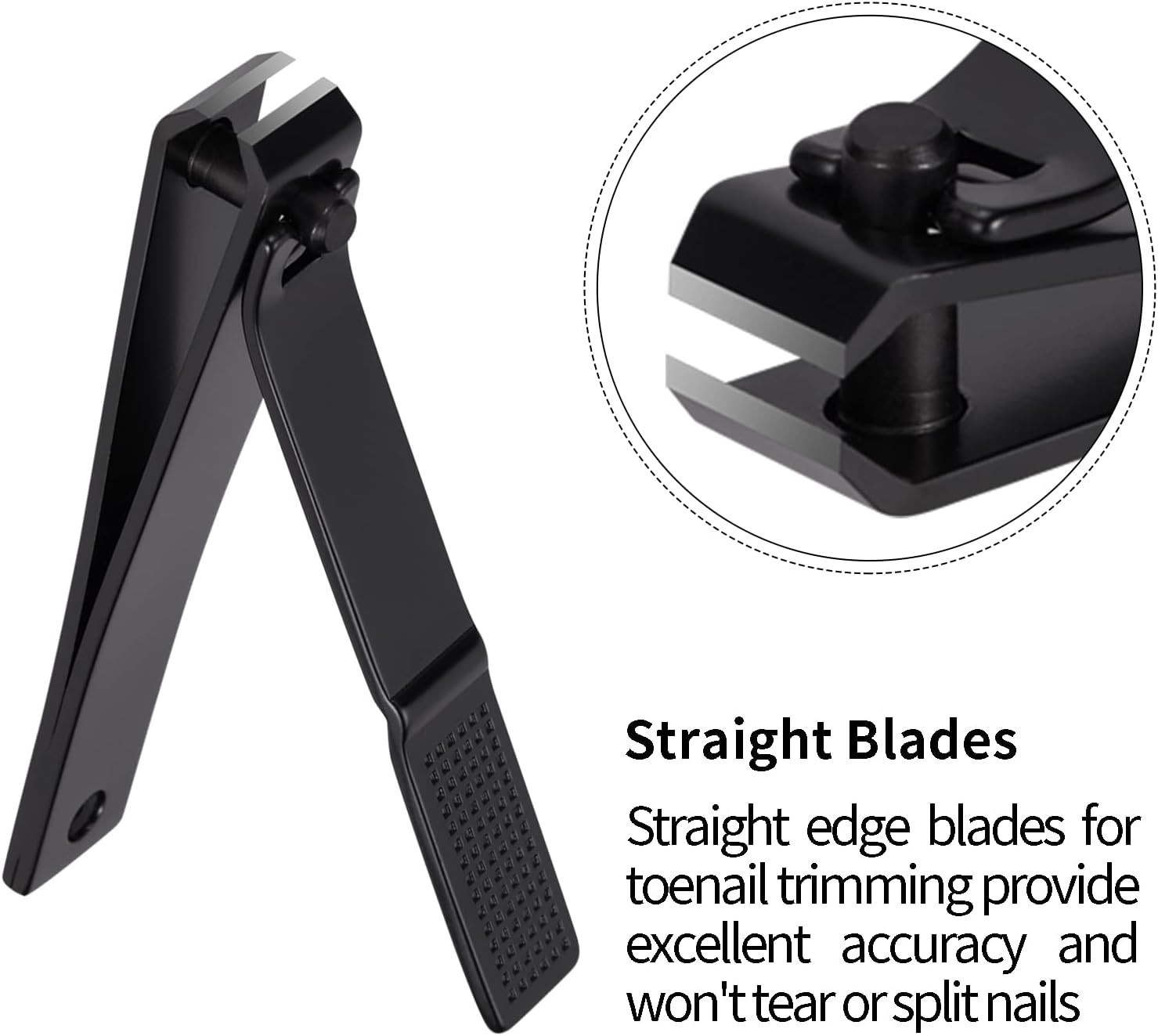 Nail Clipper Set, Ultra Bla Stainl Steel Finrnail & Toenails