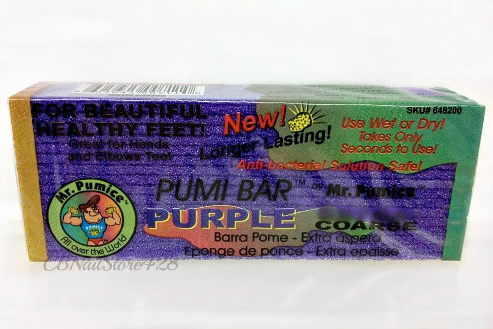 Mr. Pumice Pumi Bar – Purple Coarse 1ct