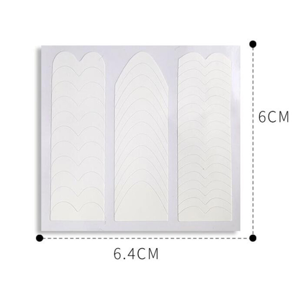 5 Pack / Set French Manicure Nail Art Tips Form Guide Sticker DIY Stencil USA