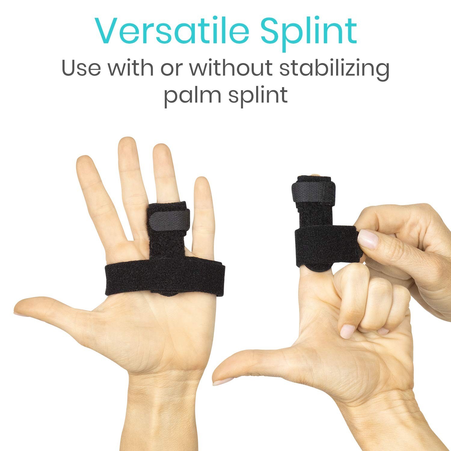 Vive Trigger Finger Splint Brace – Middle, Pinky, Pointer, Ring and Thumb Sup…