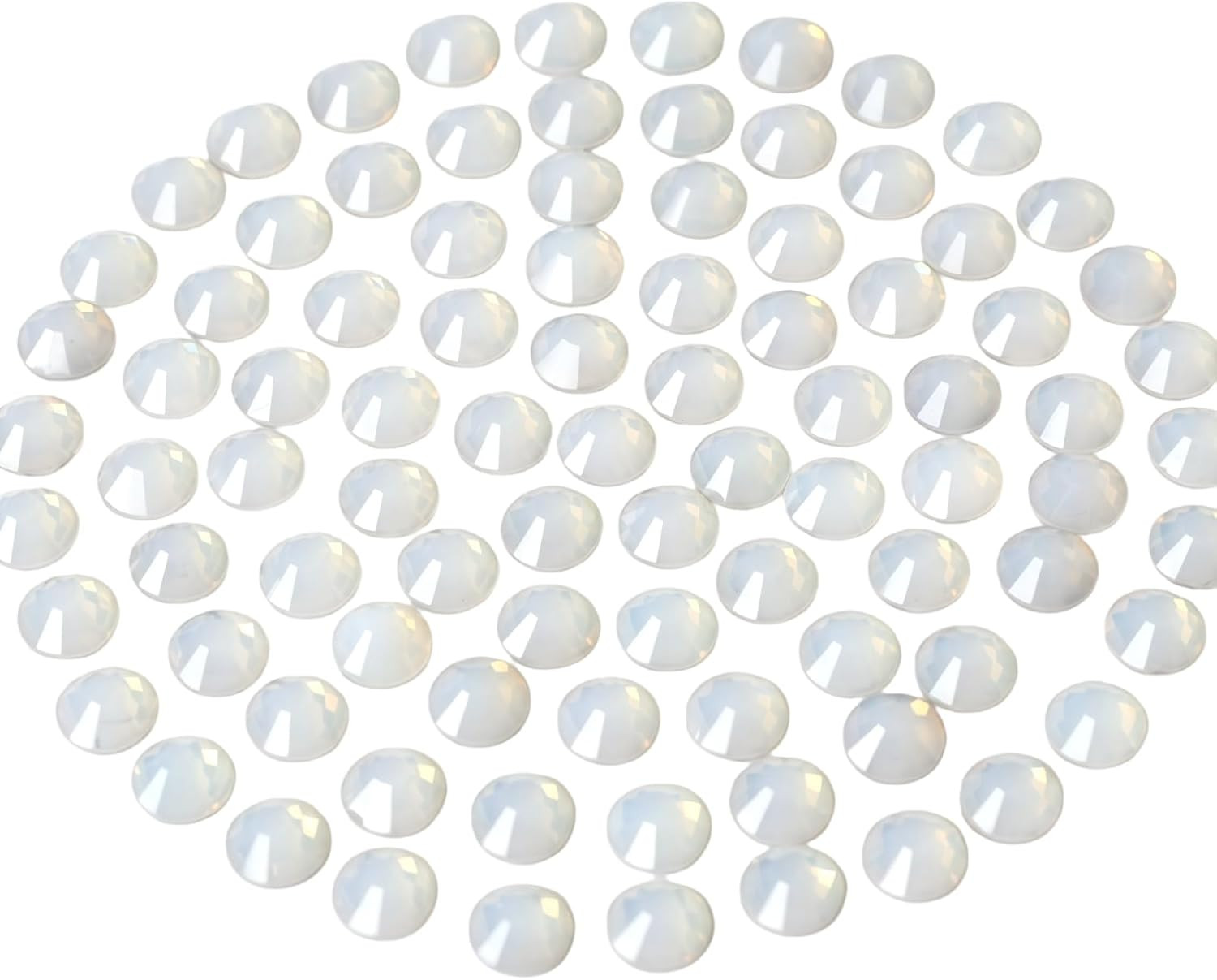 Flatback Glass Crystal Rhinestones Rounds Gems for Bedazzling Nails Art Crafts D
