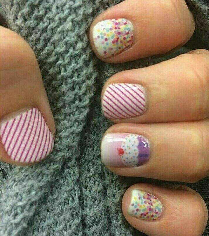 Jamberry Nail Wraps ~ HALF SHEET ~ HAPPY BIRTHDAY Spring Celebration