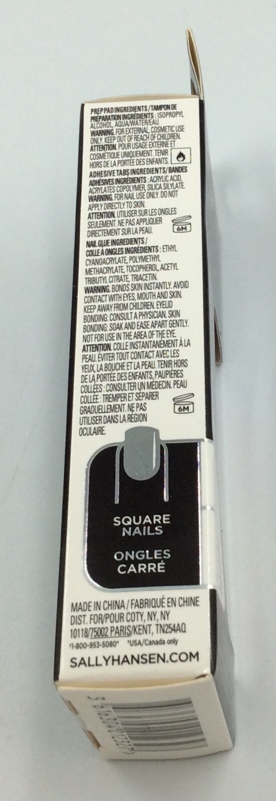 Sally Hansen Salon Effects Perfect Manicure Press On Nails, Block Party, 4 Packs