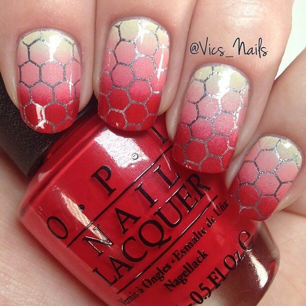 Whats Up Nails Honeycomb stencils for nails, nail stickers, nail vinyls