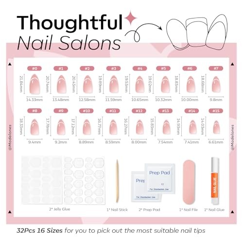 Short Almond Nails – Reusable A2-Pink Cat Eye Press