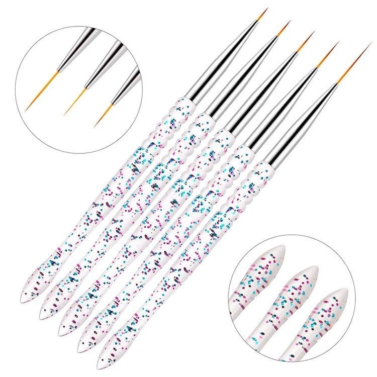 Nail Dotting Tools 10 Pcs Kit, 5 Pcs Double-end Nail Dotting tools and 5 Pcs …