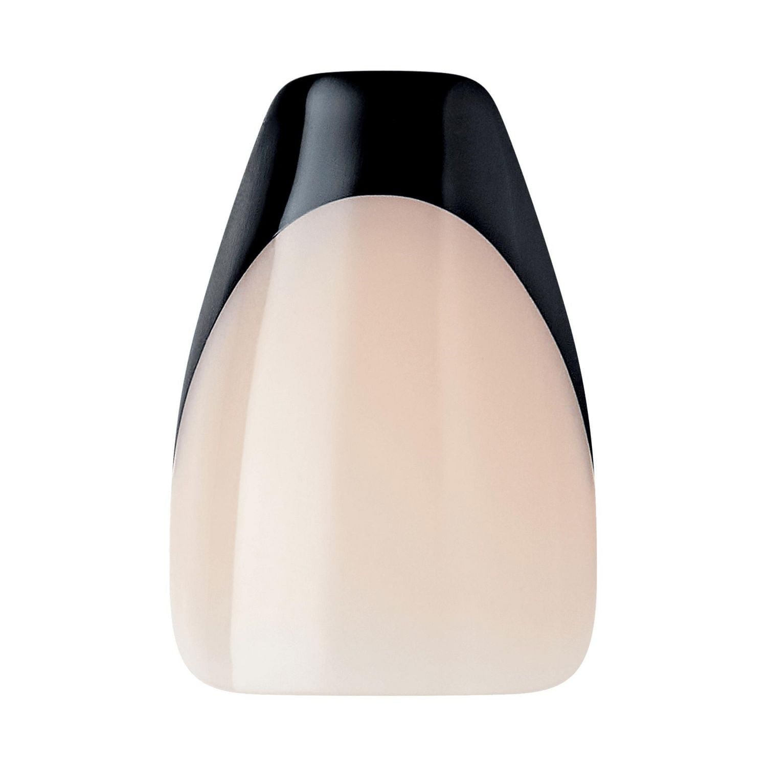KISS Salon Acrylic French, Flame, Short Coffin, 28 count