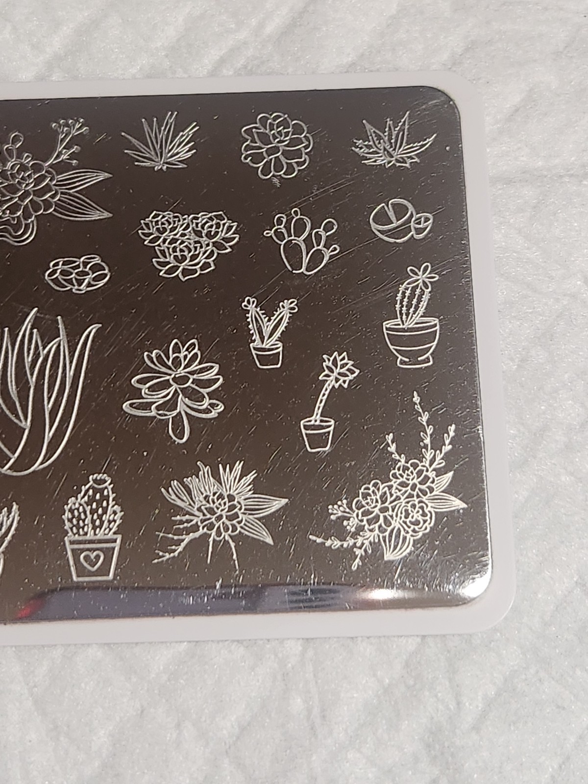 Nail Stamping Plate – Uber Chic Mini Succulents