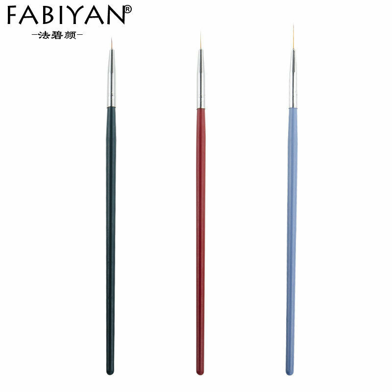 3 Pcs set DIY Nail Art Liner Painting Pen 3D Tips Acrylic UV Gel Brushes Drawing