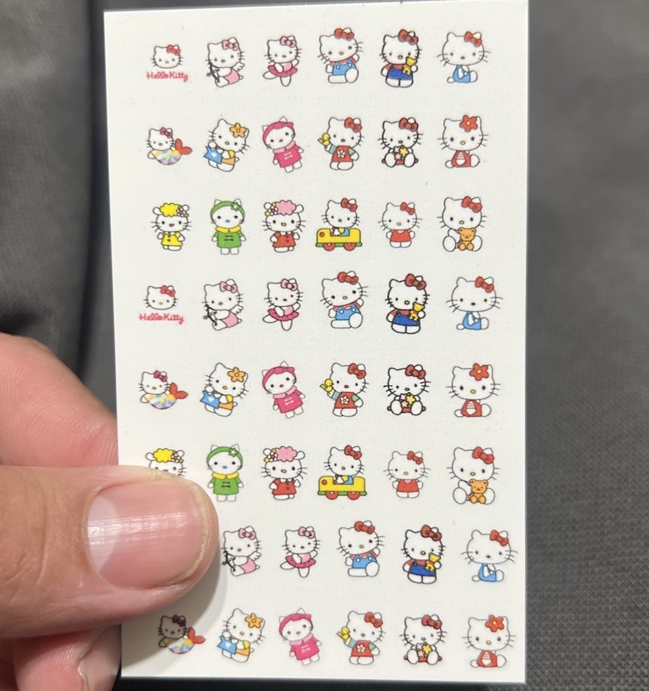 Nail Decals Hello Kitty Sanrio Water Slide Decals