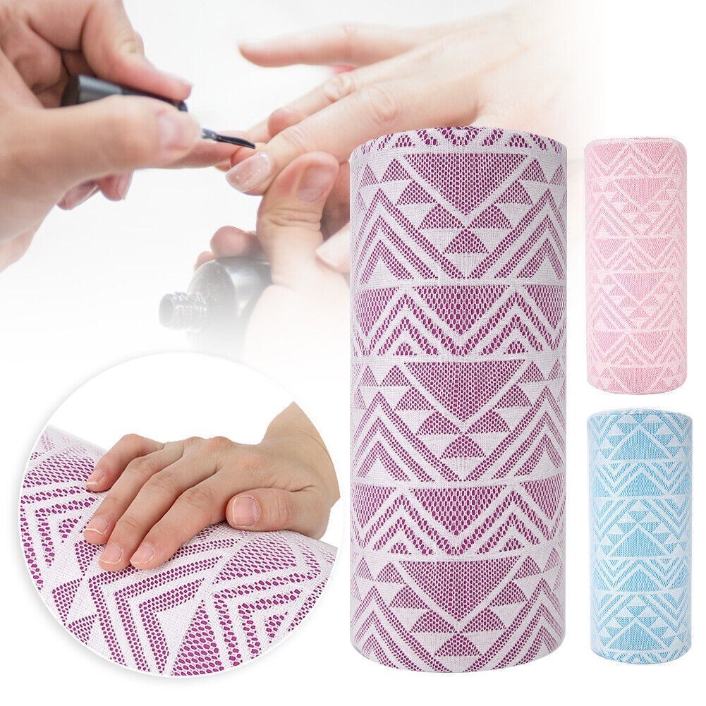 3 Colors Nail Art Pillow Cushion Soft Semicircle Manicure Hand Arm Rest Holder