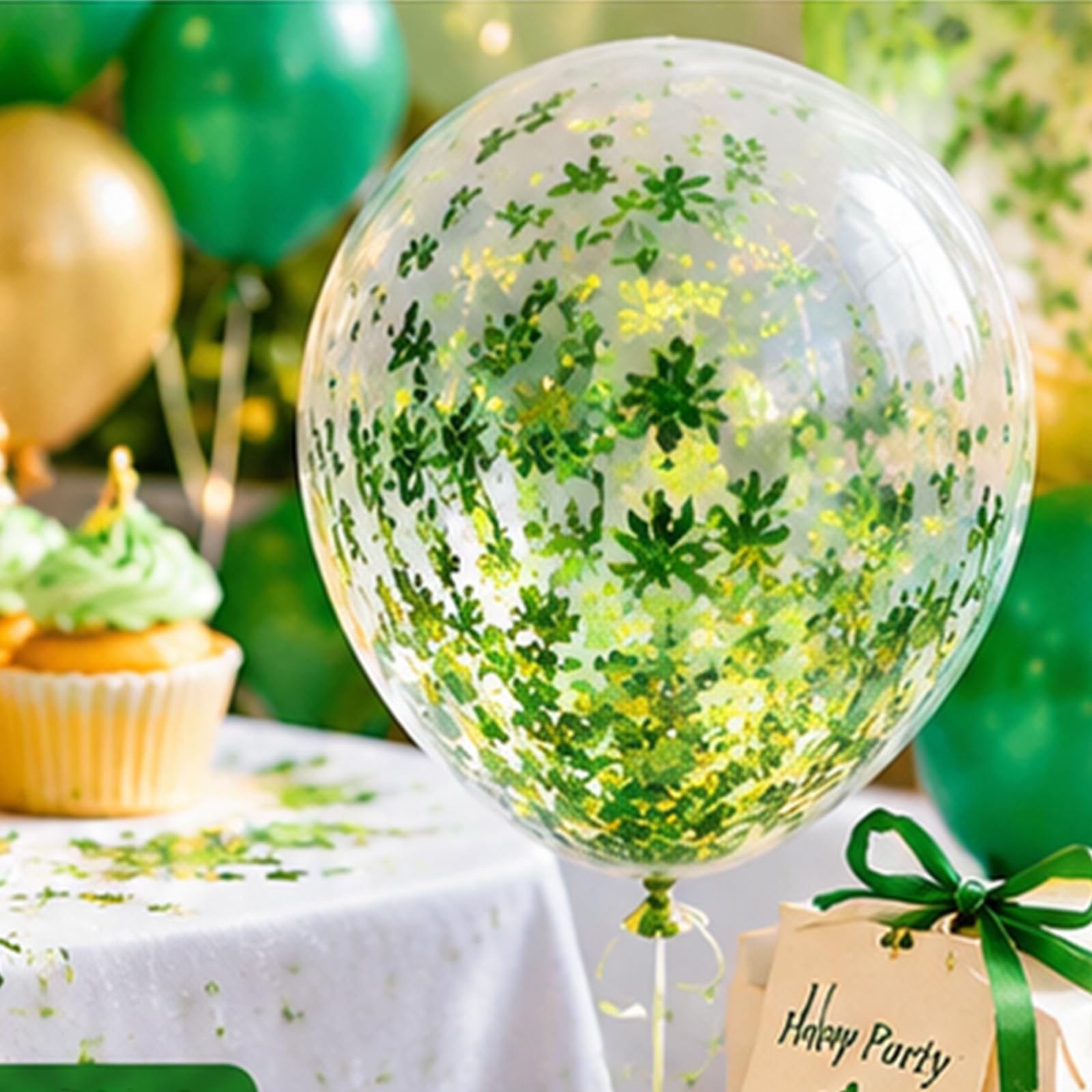 Weed Leaves Chunky Glitter Flakes Nail Art Sequin, Approx. (10g)