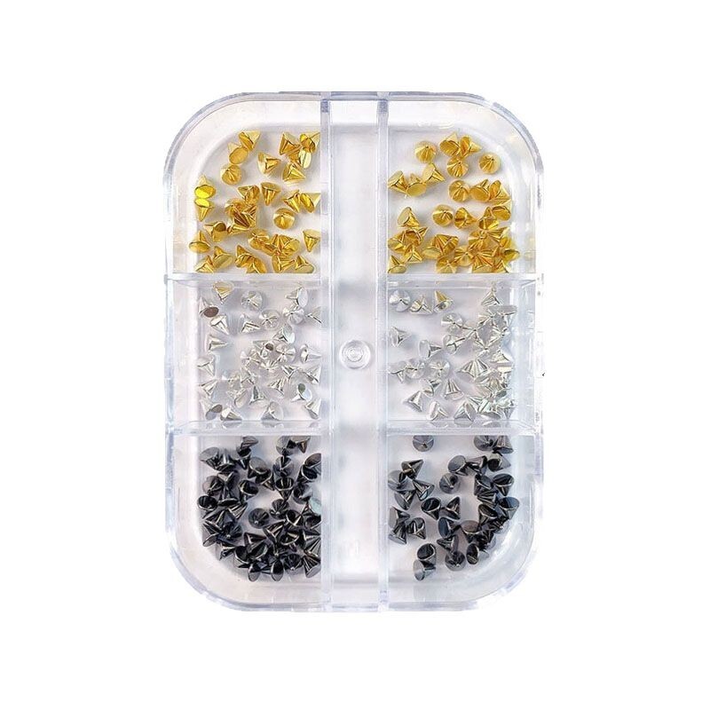 Nail Art Rivet Decor Punk Manicure Spikes Metal Studs Decor Charms Nail DIY