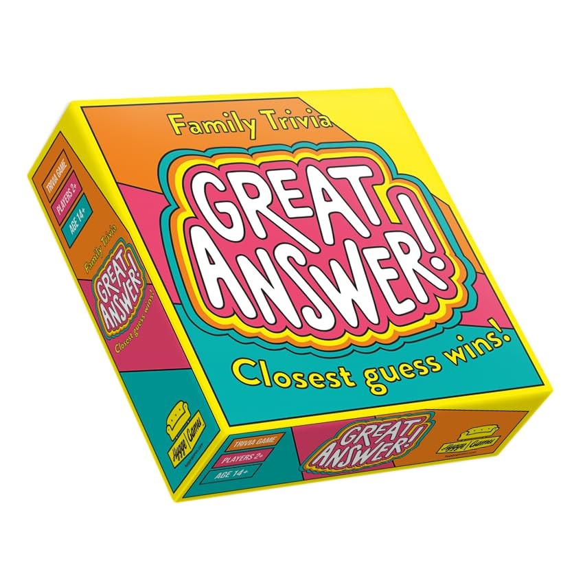 Hygge Games – Great Answer! Fun 1 EA, Multicolor, Pink, Orange, Green, Yellow