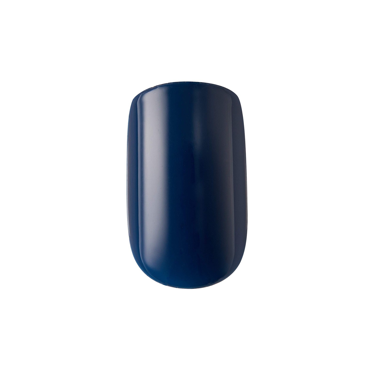 Kiss Impress Press-on Manicure One-Step 30 Count (Pack of 1), Navy Blue,Gold