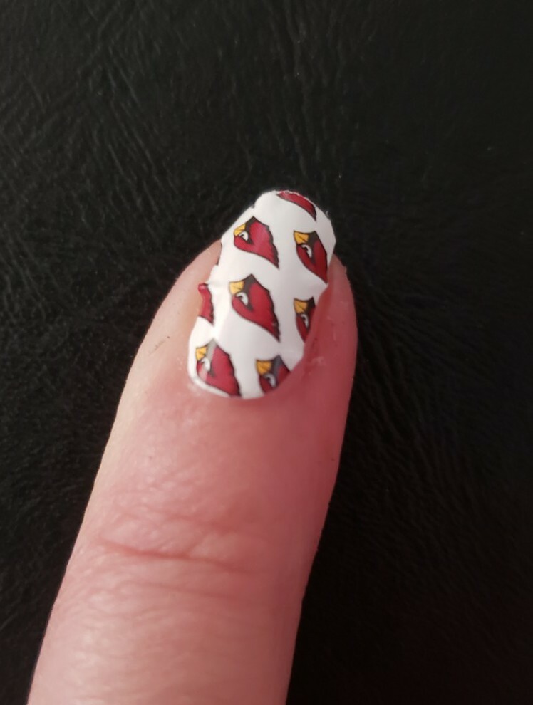Arizona Cardinals NFL Nail Decals 2 sets