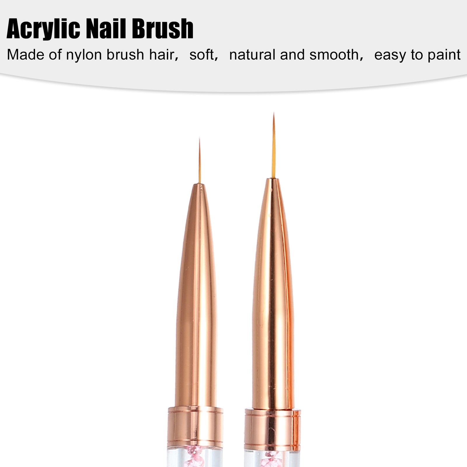 Double Ended Nail Art Brush Gel Polish Painting Tool Brush for DIY Manicure