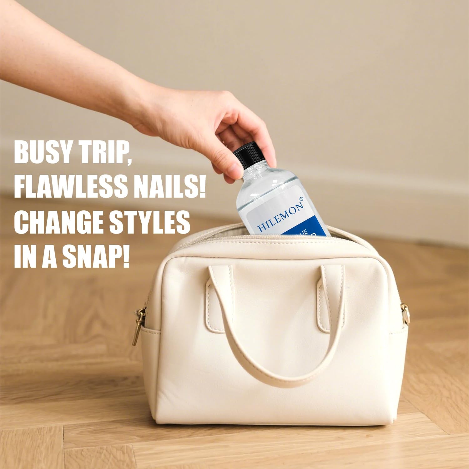 Nail Glue Remover for Press-On Nails, Easy Removal 1 Fl Oz (Pack of 1)
