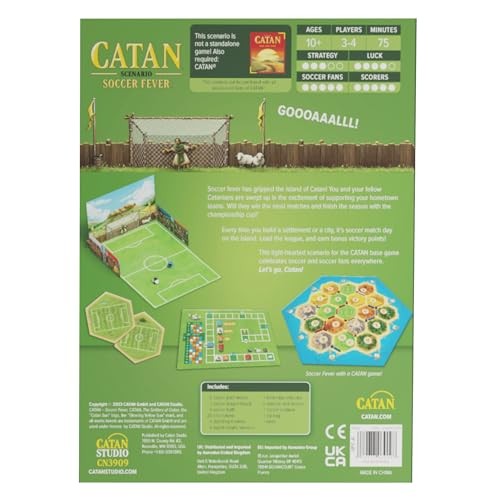 CATAN Soccer Fever SCENARIO EXPANSION – Kick off the Small, Multicolor