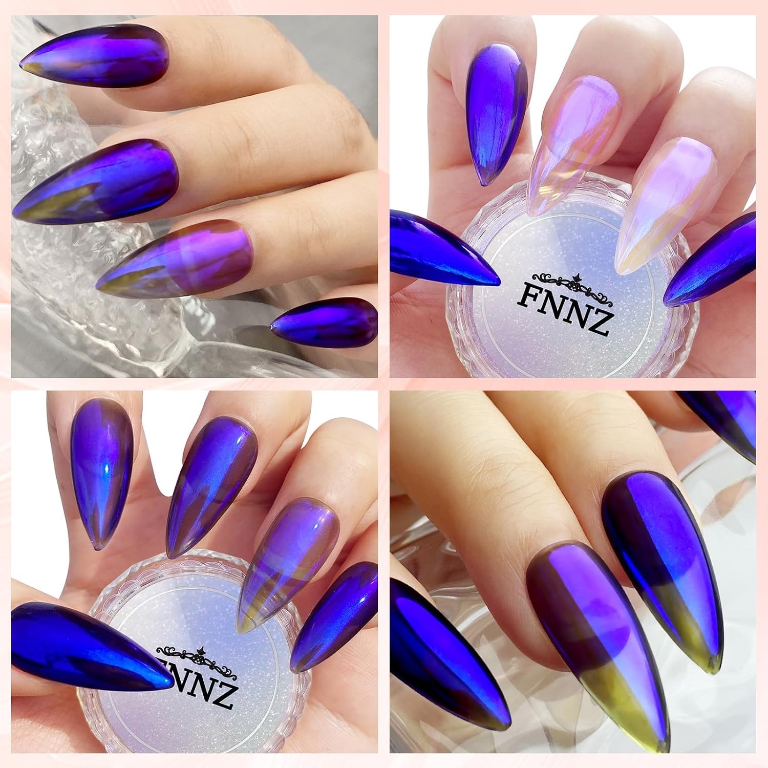 Salon-Quality Unicorn Chrome Nail Powder – Easy Application & High Gloss Finish