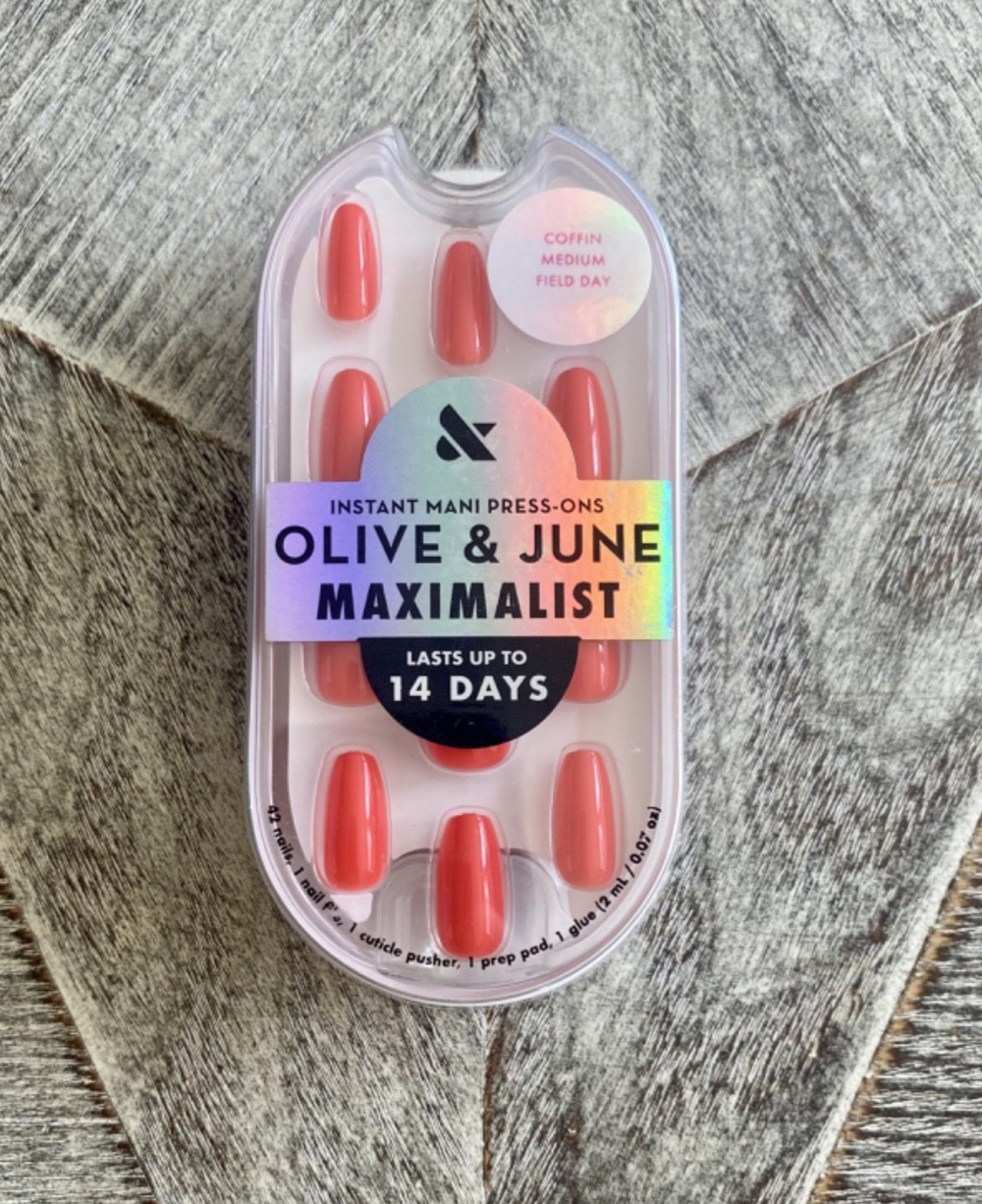 NEW! Olive & June Press-On Nails Lot of Three Spring Pastels Flowers Stars FS!