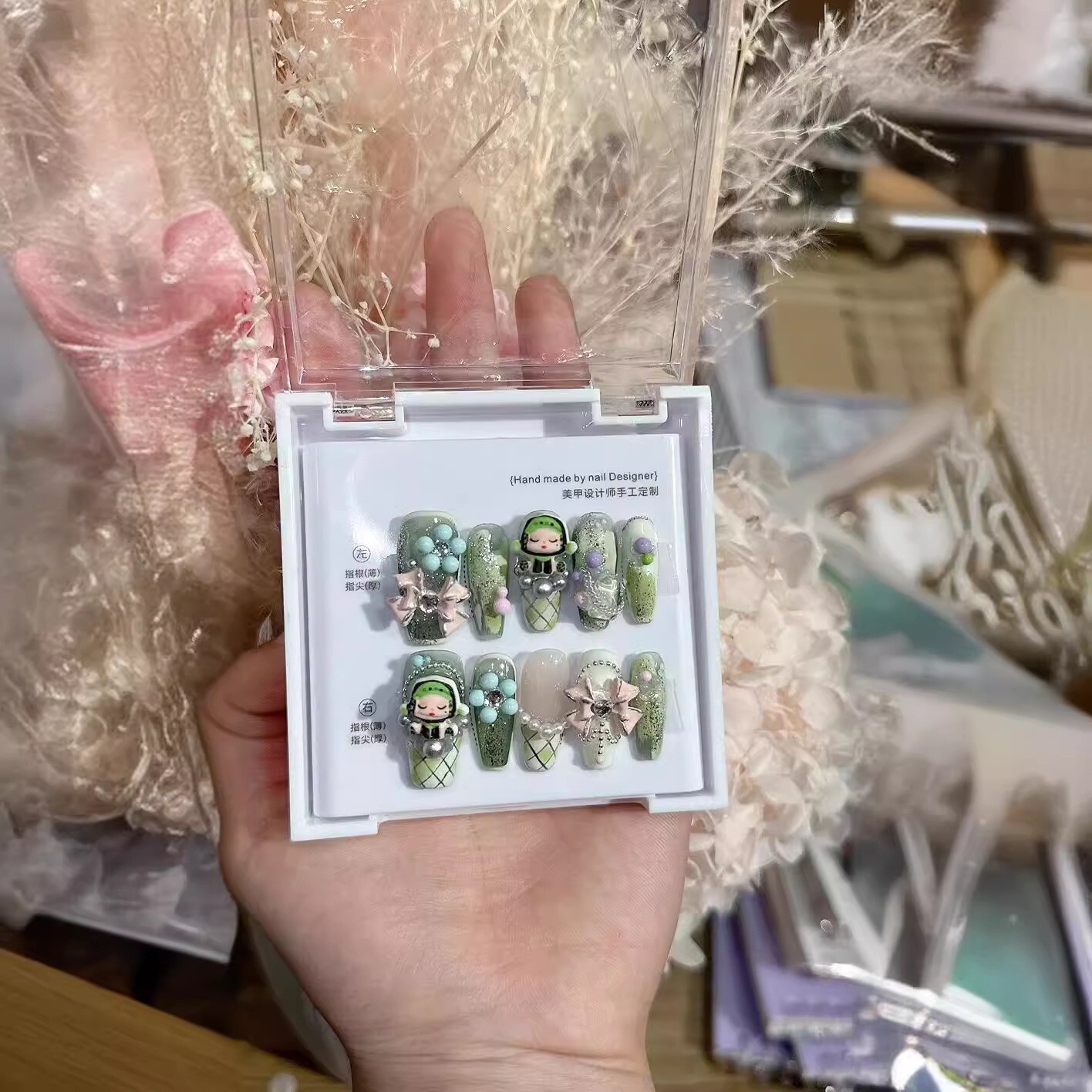Handcrafted Pastel Nail Art Set Blind Box Wanderer